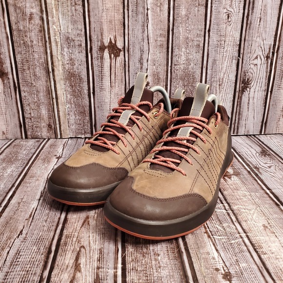 Merrell Shoes - Women's Merrell J90608 Gore-Tex Waterproof Hiking Shoes Vibram Brown Size 10